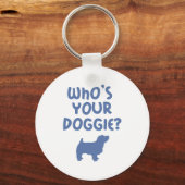 Norfolk Terrier Sleutelhanger (Voorkant)