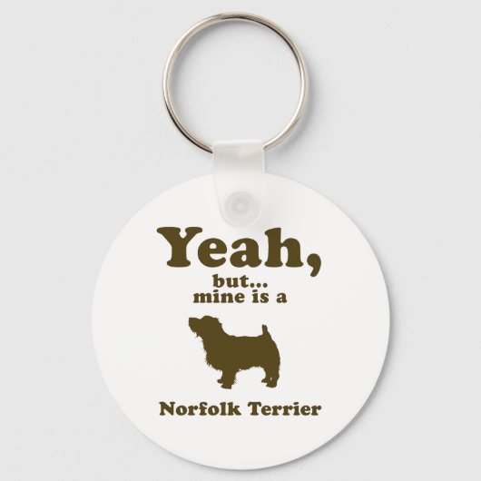 Norfolk Terrier Sleutelhanger (Voorkant)