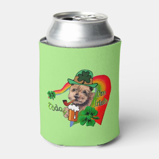 Norfolk Terrier St Patricks Blikjeskoeler (Blikje Voorkant)