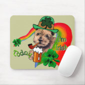 Norfolk Terrier St. Patrick's Day Muismat (Met muis)