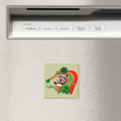 Norfolk Terrier St Patricks Magneet (Insitu (Vaatwasser))