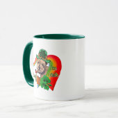 Norfolk Terrier St Patricks Mok (Voorkant links)
