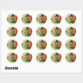 Norfolk Terrier St Patricks Ronde Sticker (Vel)
