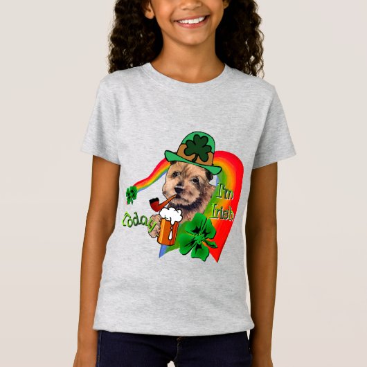Norfolk Terrier St Patricks T-shirt (Voorkant)