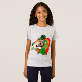 Norfolk Terrier St Patricks T-shirt (Voorkant volledig)