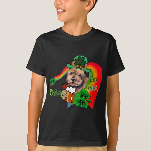Norfolk Terrier St Patricks T-shirt (Voorkant)