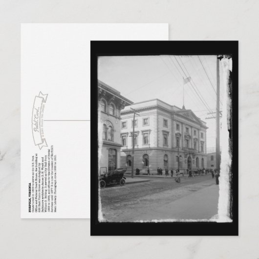  Norfolk, VA: 235 E. Plume St. (1900-10) Briefkaart (Voorkant / Achterkant)