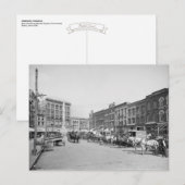  Norfolk, VA: Commercieel vierkant (1905) Briefkaart (Voorkant / Achterkant)