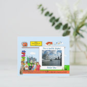 Norfolk, VA! Habor-Uitzicht Briefkaart (Staand voorkant)