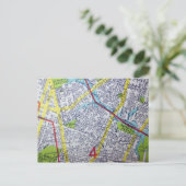 Norfolk, VA  kaart (Staand voorkant)