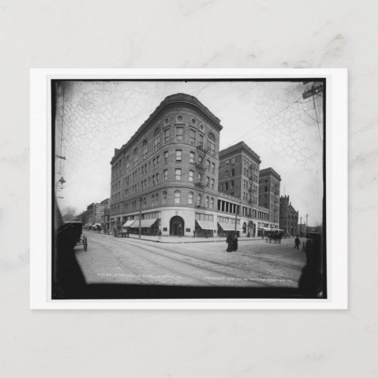  Norfolk, VA: Monticello Hotel (1902) Briefkaart (Voorkant)