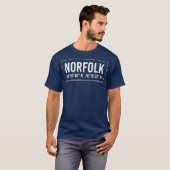 NORFOLK VA VIRGINIA Funny City Coordinates Home T-shirt (Voorkant volledig)