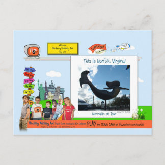 Norfolk, VA! Zeemeerminnen op tournee Briefkaart