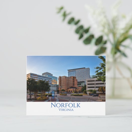 Norfolk, Virginia Briefkaart (Staand voorkant)