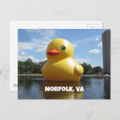 Norfolk, Virginia (Duck) Briefkaart (Voorkant / Achterkant)
