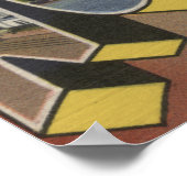 Norfolk, Virginia - Large Letter Scenes Poster (Hoek)