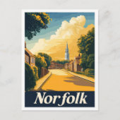 Norfolk Virginia USA Vintage Travel Illustratie Briefkaart (Voorkant)
