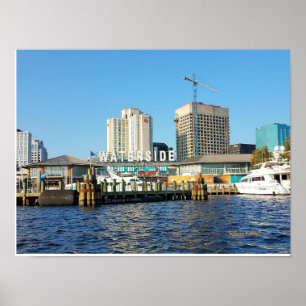 Norfolk, Virginia Waterside District, Verenigde St Poster