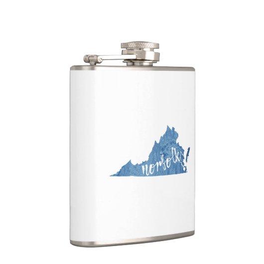 Norfolk Virginia Wood Grain Heupfles (Rechts)