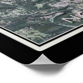 Norfork Lake Arkansas Satellite Poster Map (Hoek)