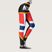 Norge Flag Leggings (Rechts)