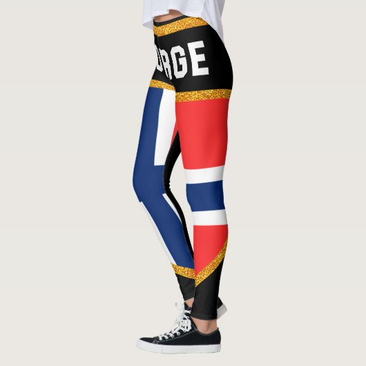 Norge Flag Leggings (Links)
