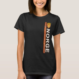 Norge Flag Pride Voetbal en Sport thema T-shirt