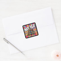 Norge Noorwegen Staafkerk Oslo Pop Art Stickers