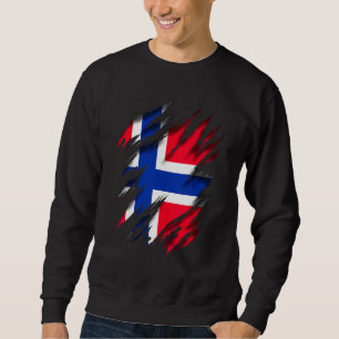 Norge Noreg Noorse vlag Noorwegen Trui