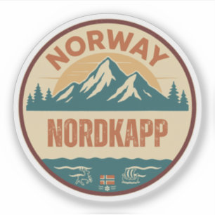 Norge, Norge, Noorwegen Sticker