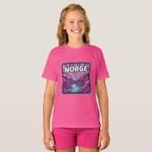 Norge Norway Geirangerfjords Fjords Kids T-shirt (Voorkant volledig)