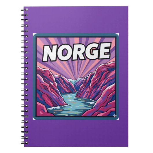 Norge Norway Geirangerfjords Fjords Notebook Notitieboek (Voorkant)