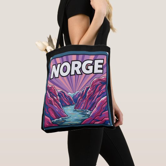 Norge Norwegian Geirangerfjord Fjords Tote Bag (Dichtbij)