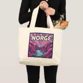 Norge Norwegian Geirangerfjords Fjords Tote Bag (Voorkant (product))