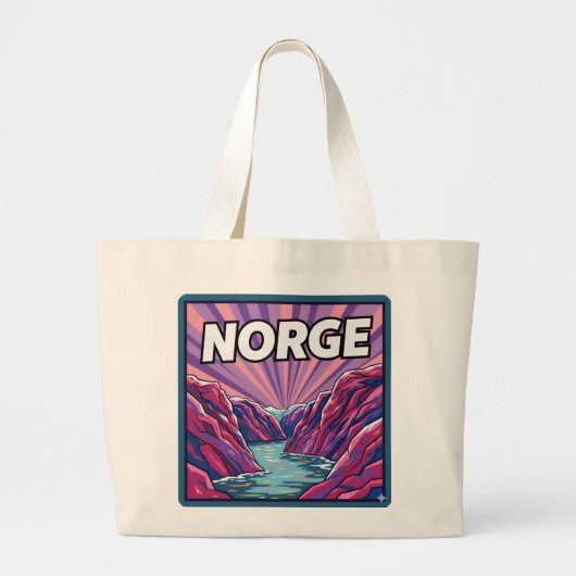 Norge Norwegian Geirangerfjords Fjords Tote Bag (Voorkant)