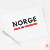 Norge Rechthoekige Sticker (Envelop)