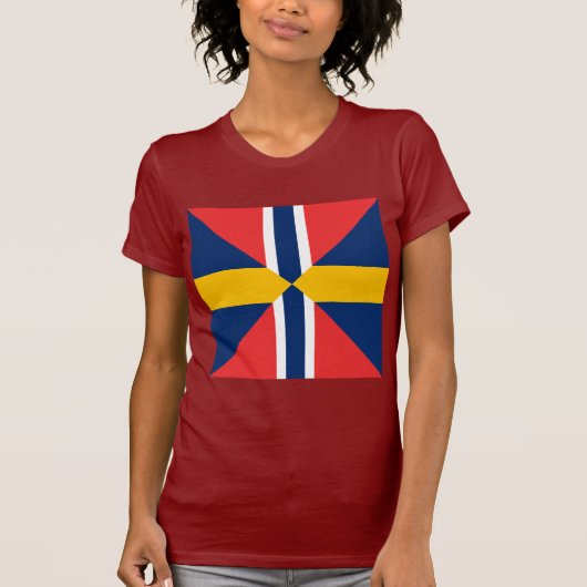 Norge Sverige Sildesalaten, Noorwegen T-shirt (Voorkant)