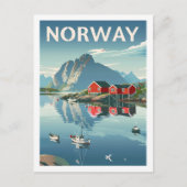 Norge Vintage Beroemde Reisplaats Briefkaart (Voorkant)