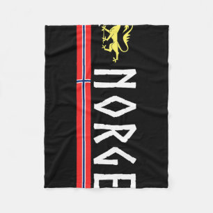 Norge Voetbalshirt Vlag Van Noorwegen Noors Fleece Deken