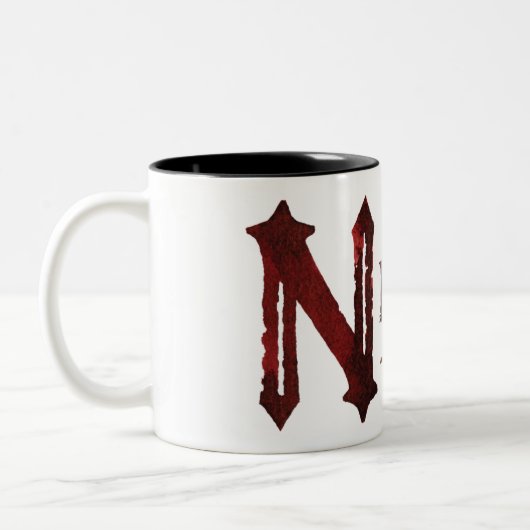 Nori Naam Tweekleurige Koffiemok (Links)