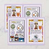 Norinum - Ridder Nobelium Scimitar Briefkaart (Voorkant / Achterkant)