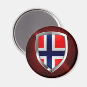 Norm Metallic Emblem Magneet (Voorkant / Achterkant)