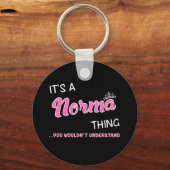 Norma ding dat je niet zou begrijpen sleutelhanger (Voorkant)