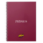 Norma Heart Maroon Notitieboek (Voorkant)