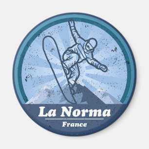 Norma Ski Resort - Snowboard Magneet