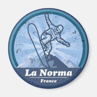 Norma Ski Resort - Snowboard Magneet