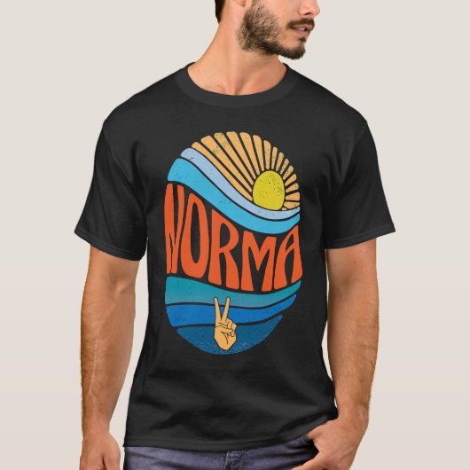 Norma  Sunset Norma Groovy Tie Dye T-shirt (Voorkant)