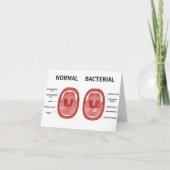 Normaal bacterieel bedankkaart (Voorkant)