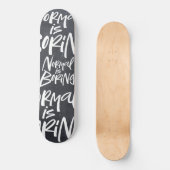 Normaal gesproken is bloederige straatkunst verste skateboard (Voorkant)