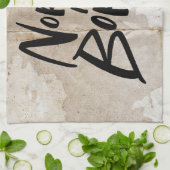 Normaal gesproken is een zwart kunstje dat de kiem theedoek (Gevouwen)